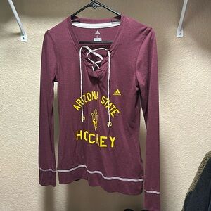 NWOT Adidas Arizona State Hockey Long Sleeve